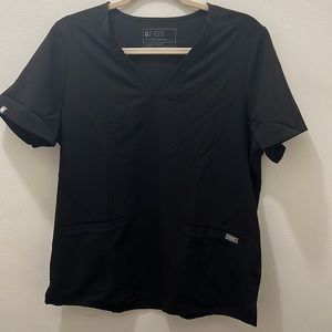 Casma Black Figs Three pockets scrub top